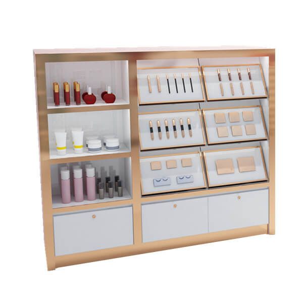 High Quality Cosmetic Wall Display Cabinet Commercial Beauty Shop Retail Furniture