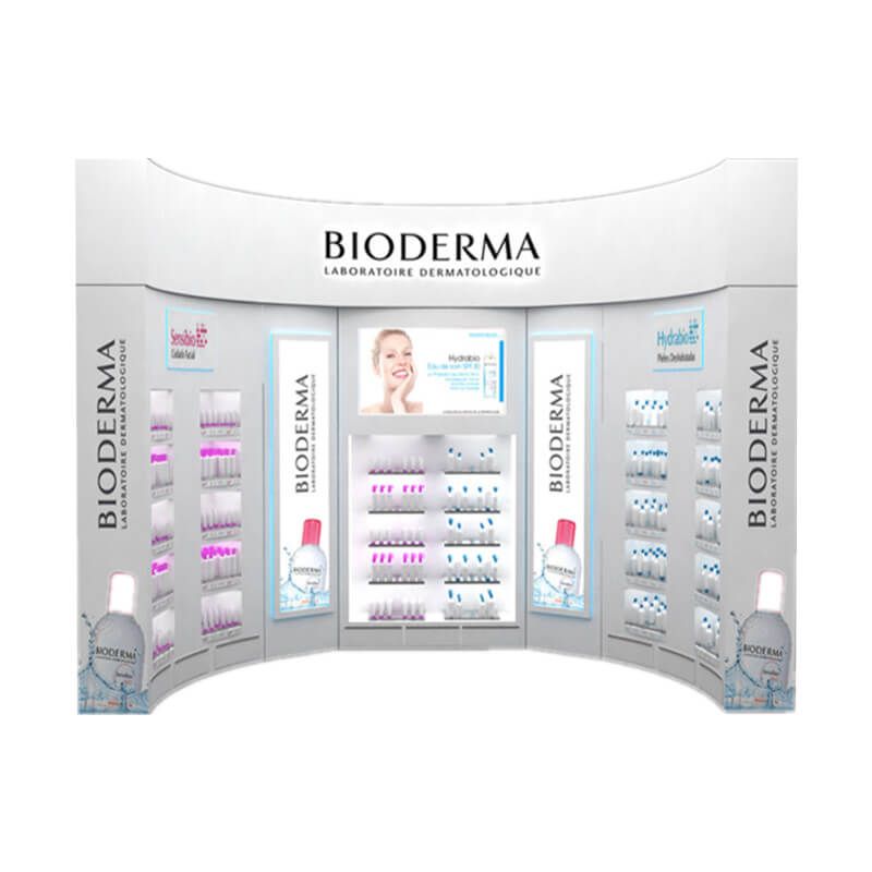 Makeup Remover Display Stand Cosmetic Display Cabinet Retail Cosmetic Counter
