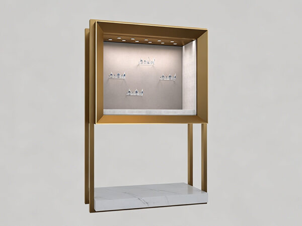 High-end unique design watch jewelry art showcase display cabinet