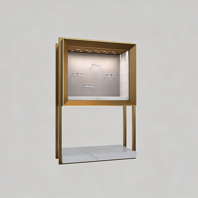 High-end unique design watch jewelry art showcase display cabinet