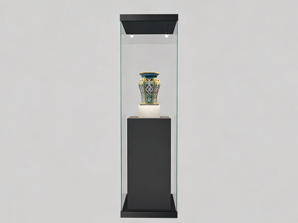 exquisite high-end frameless antique museum display showcase
