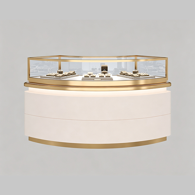 All-New Uniquely Designed Curvaceous Luxury Jewelry Display Case