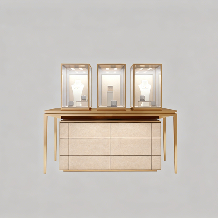 Custom High-Quality Luxury Jewelry & Watch Store Display Case