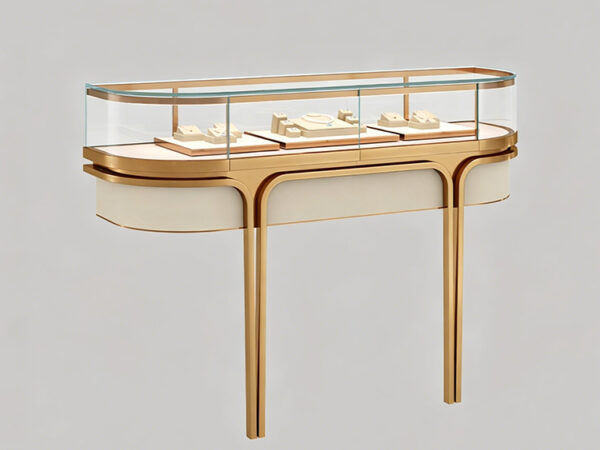Exquisite custom-made showcase for new jewelry collections