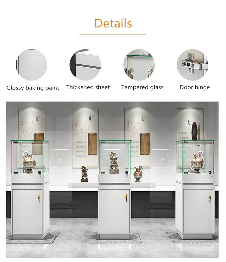 Museum Display Furniture 丨High-end Glass Showcase