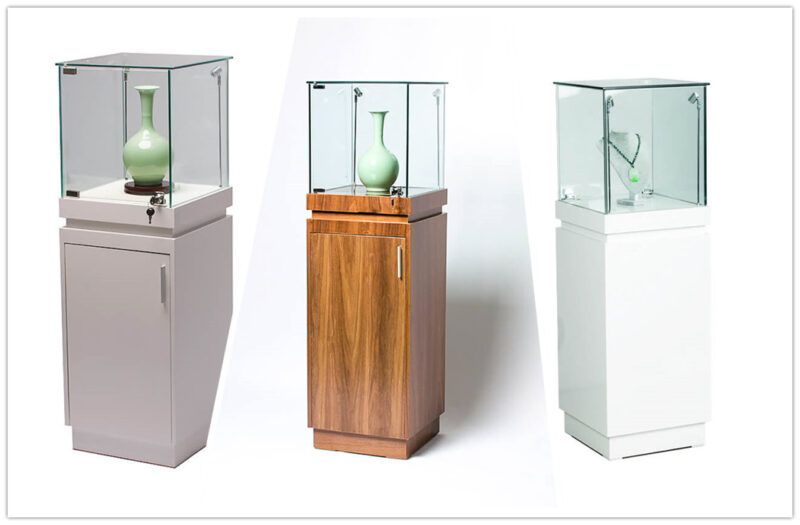 Museum Display Case Glass Showcase & Glass Display Stand Custom-Made Display Fixture for Sale
