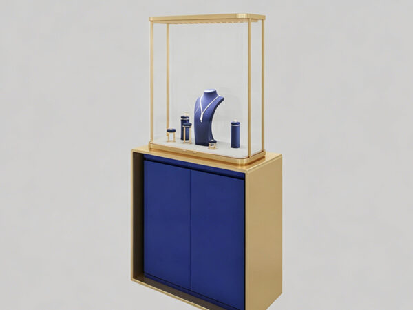 High-end luxury vertical jewelry watch display cabinet
