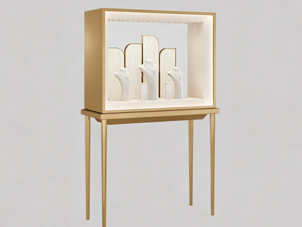 High-End Luxury Vertical Window Jewelry & Watch Display Case