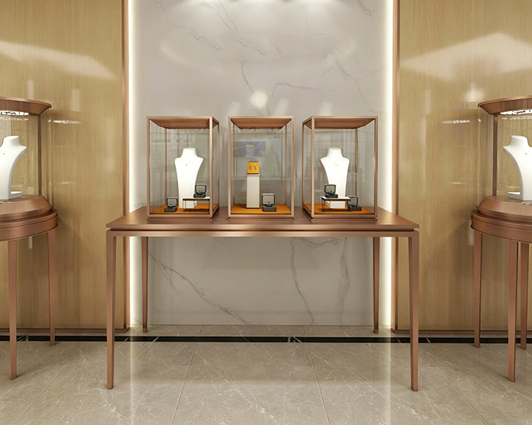 Custom High-Quality Luxury Jewelry & Watch Store Display Case