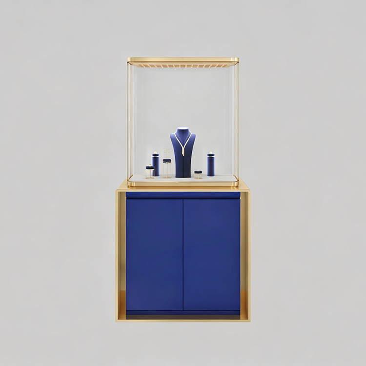 High-end luxury vertical jewelry watch display cabinet