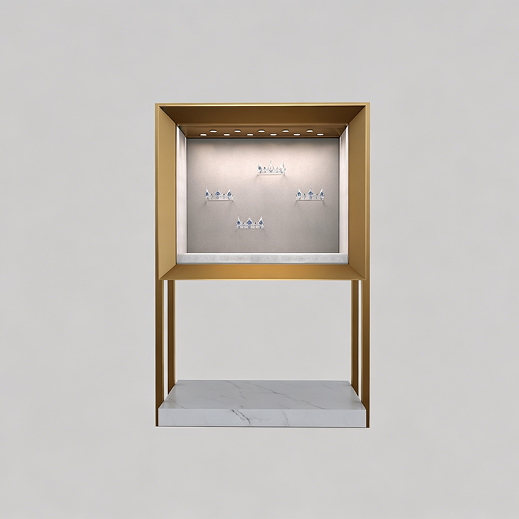 High-end unique design watch jewelry art showcase display cabinet