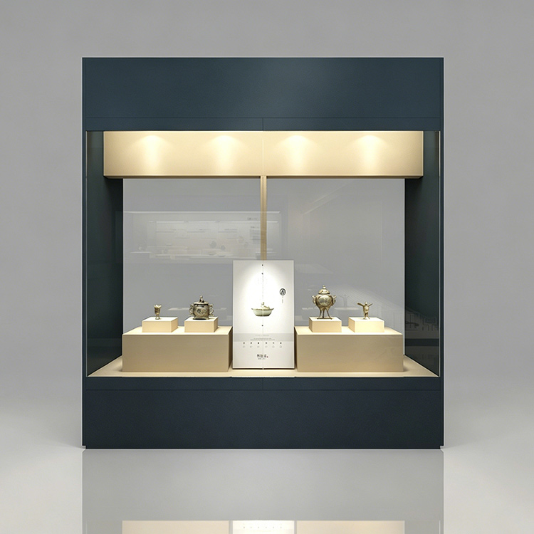 Showcase Custom Museum Display Cabinet Glass Showcase Professional Manufacturer