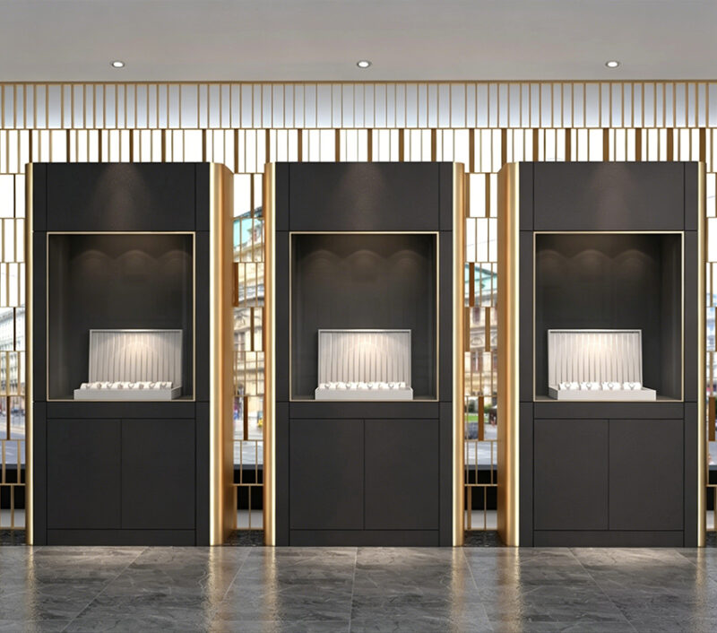 High-end Customized Luxury Watch Display Wall Showcase