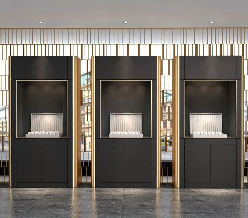 High-end Customized Luxury Watch Display Wall Showcase