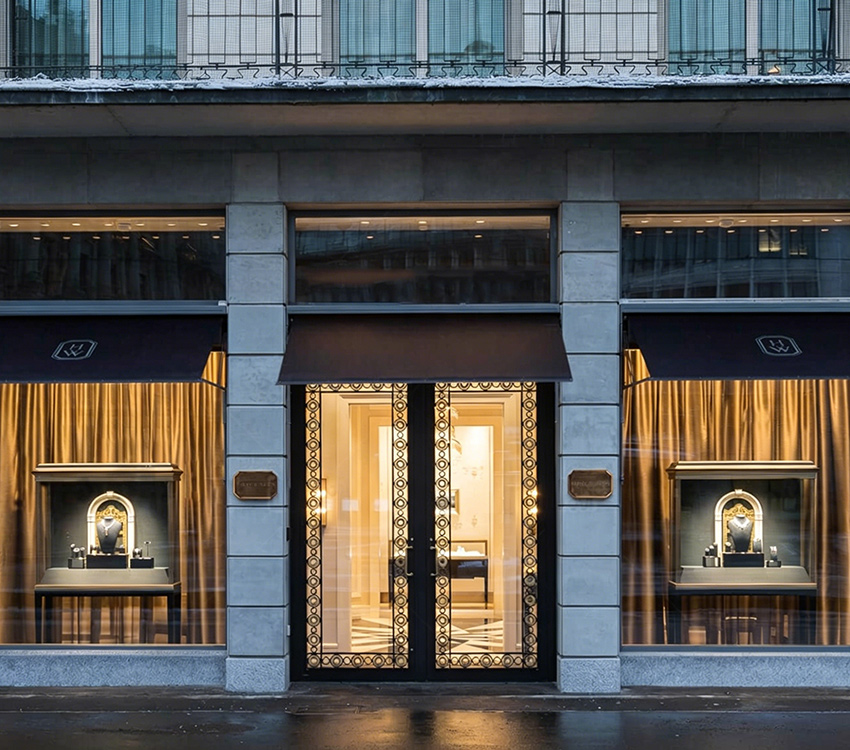Luxury jewelry watch display cabinet, antique high-end atmosphere cabinet