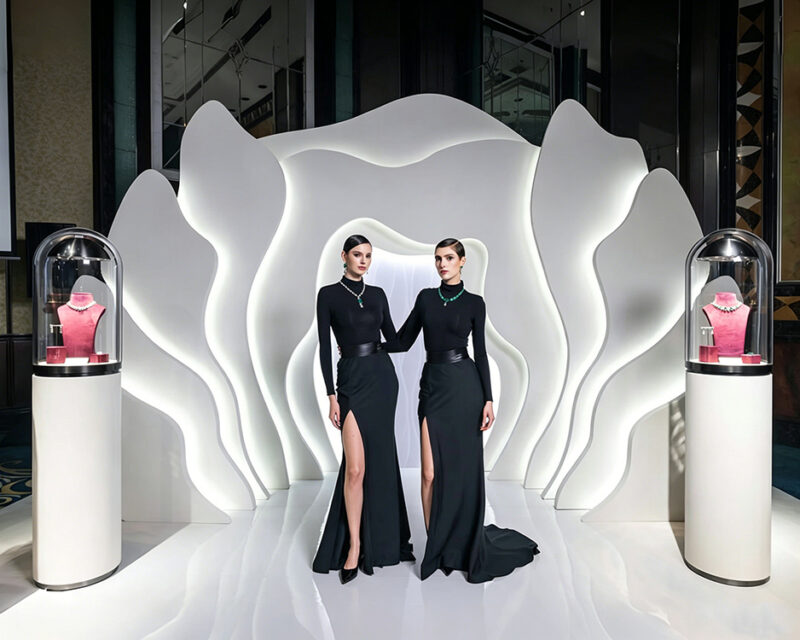 Luxurious and innovative jewelry display case