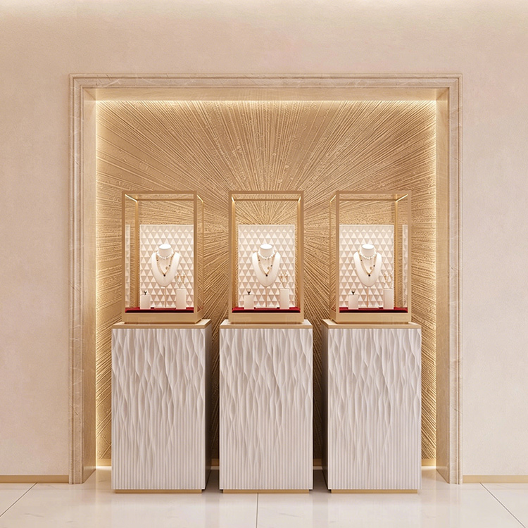 Fluid Art High-End Free-Standing Jewelry Display Case
