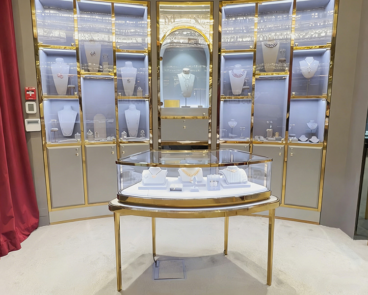 Custom Luxury Jewelry & Watch Display Case — High-End Cabinet Manufacturer
