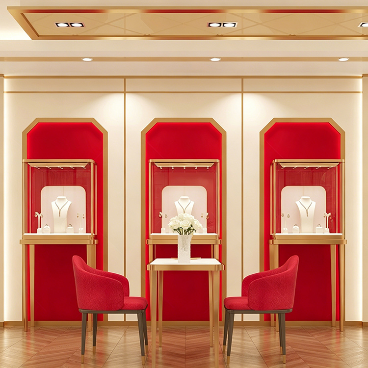 High-End Luxury Jewelry & Watch Display Case