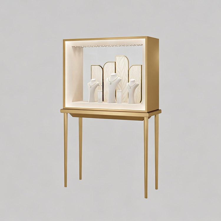 High-End Luxury Vertical Window Jewelry & Watch Display Case