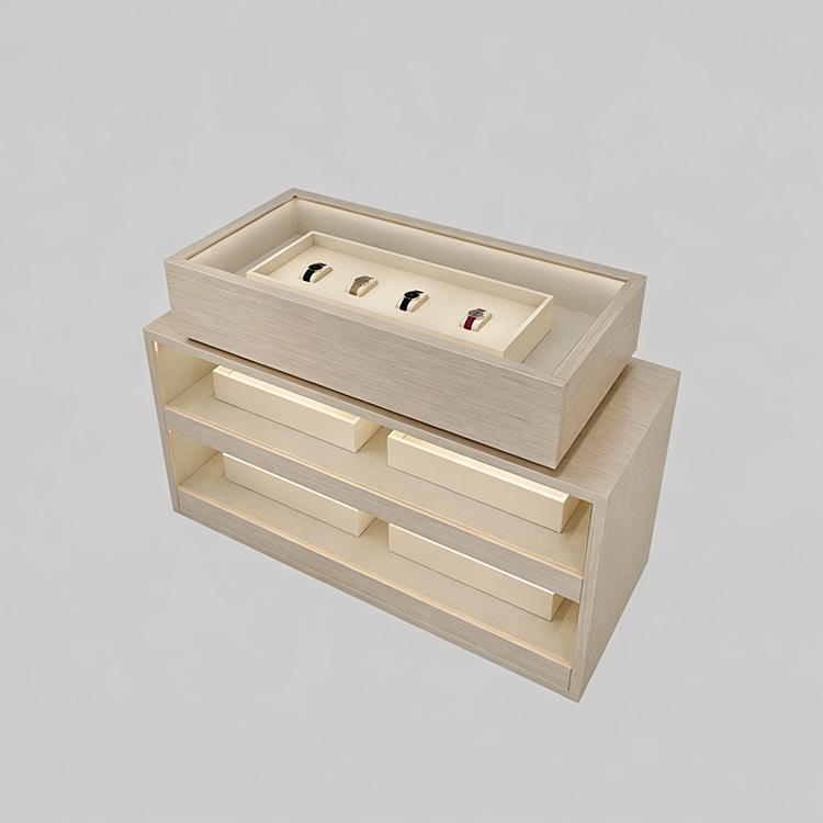 Display Showcase Custom Luxury Wooden Watch Hanging Cabinet