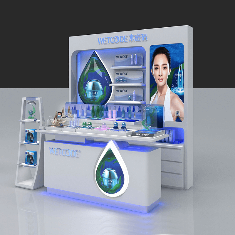 cosmetic retail counter