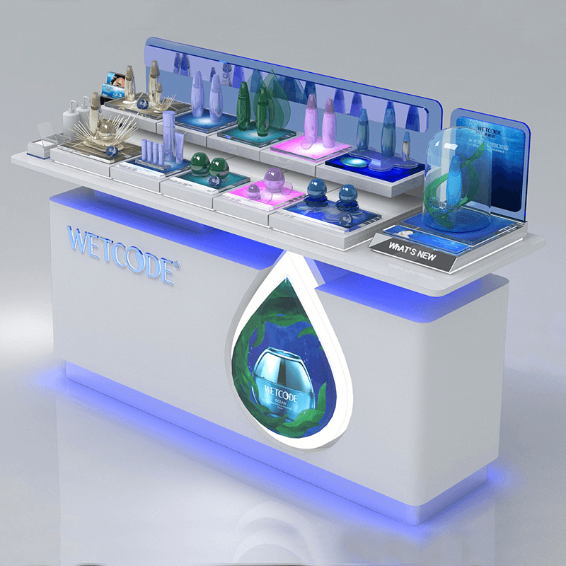 cosmetic retail counter