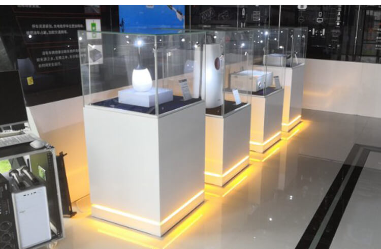 Museum Display Case Glass Showcase & Glass Display Stand Custom-Made Display Fixture for Sale