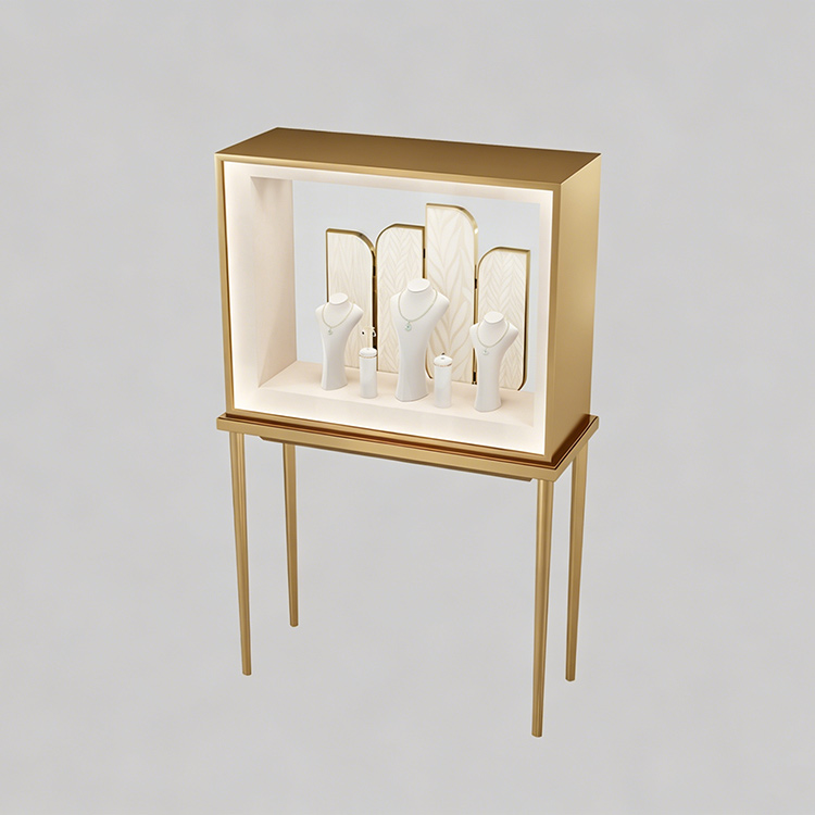 High-End Luxury Vertical Window Jewelry & Watch Display Case