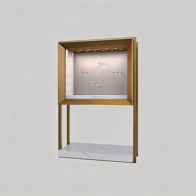 High-end unique design watch jewelry art showcase display cabinet