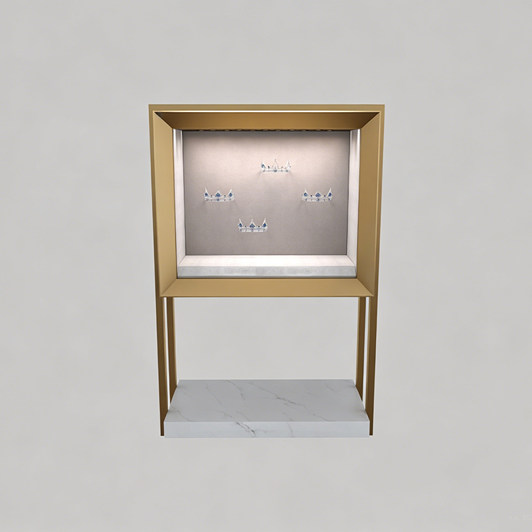 High-end unique design watch jewelry art showcase display cabinet