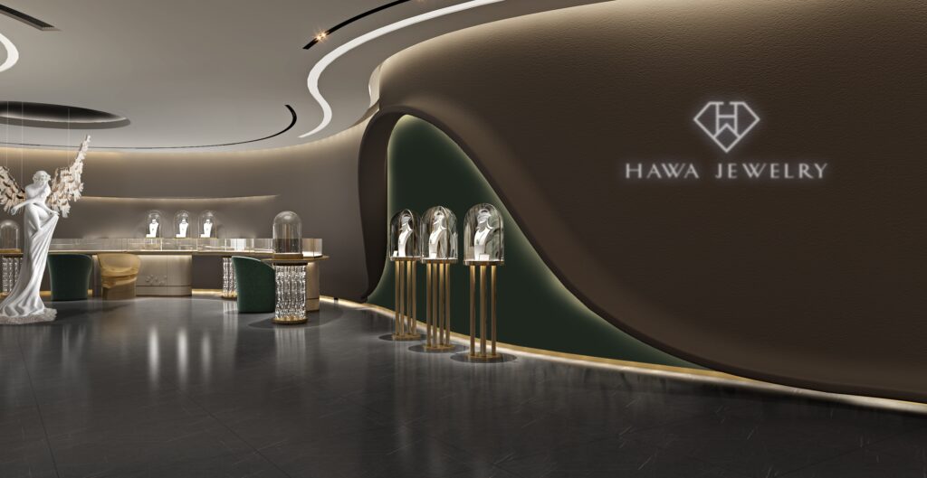 Glass cabinets for sale: stunning custom retail displays by Lilin, including retail display cases, island jewelry display cases, countertop display case, and glass display cabinets.